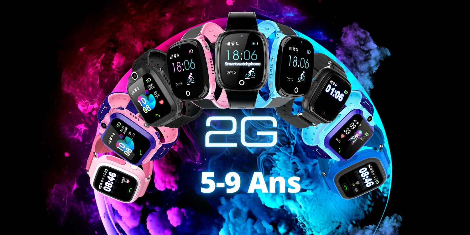 montres connectées enfant 2G 5-9 ans