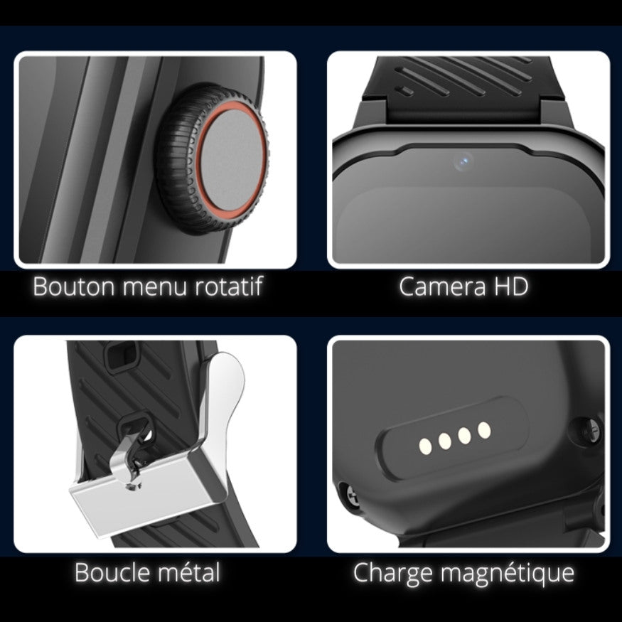 Montre Connectée Enfant GPS C88 4G Wifi