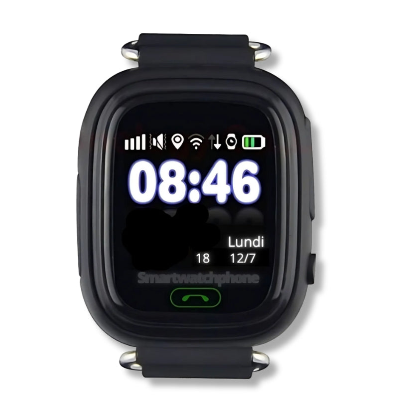 Montre connectée Enfant C79 Noir anti retrait