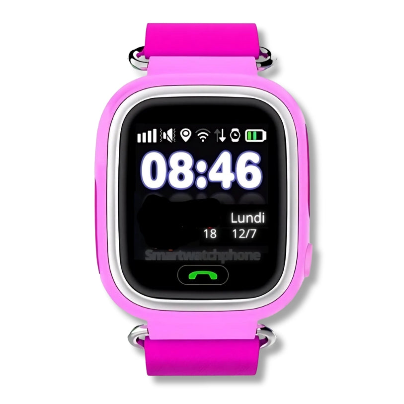 Montre connectée enfant C79 rose fille anti enlevement