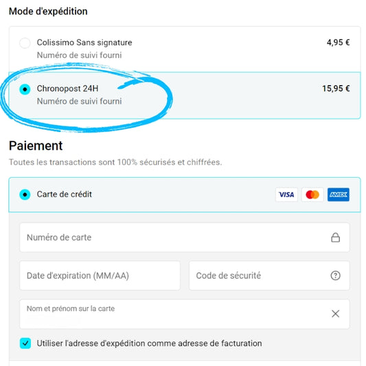 Traitement Livraison Chronopost