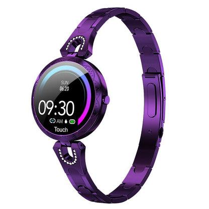 Montre Connectée Femme Anneau Acier W15