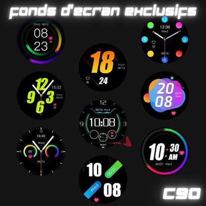 watch face fond ecran C90 montre connectée enfant smartwatchphone