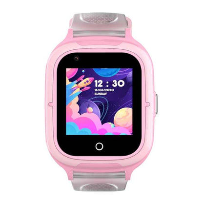montre connectée enfant couleur pastel rose