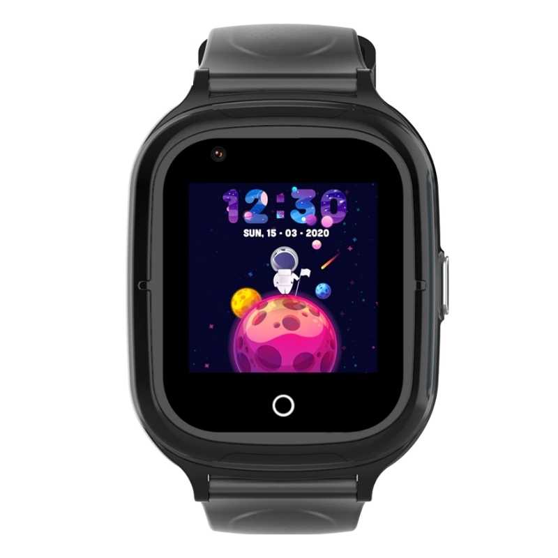 montre connectée enfant noir mode vibreur