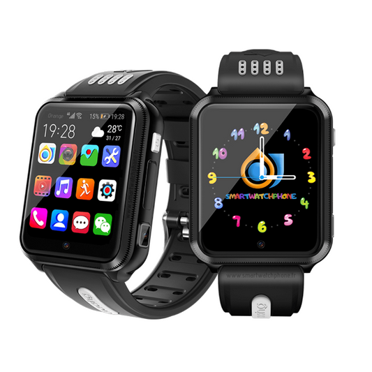 Montre Connectée Enfant Android GPS C98 4G DUAL PRO GRISE